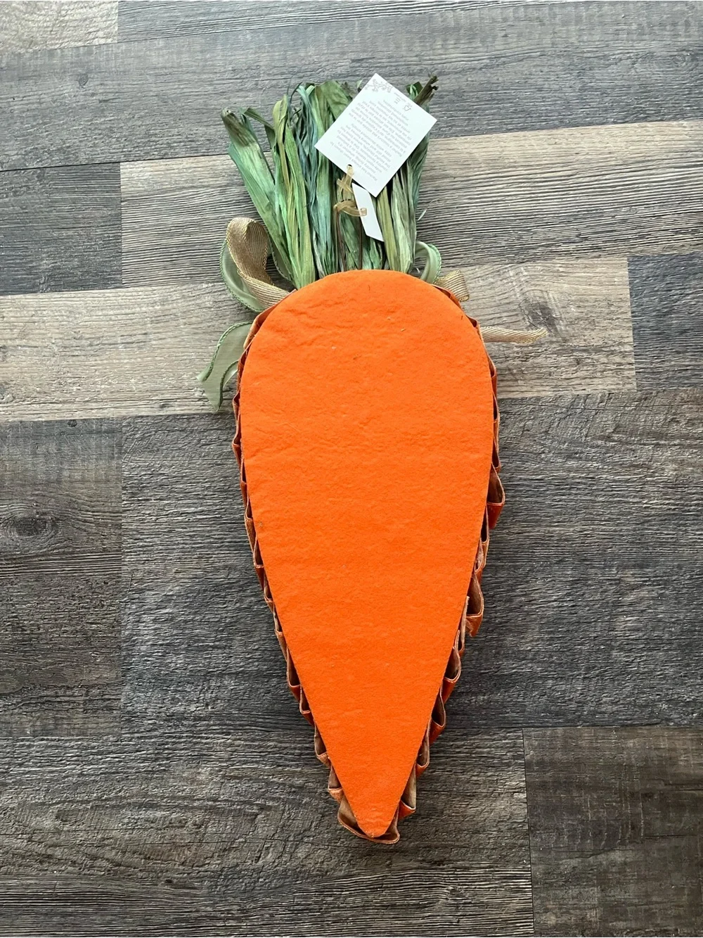 The Farmhouse! Rachel Ashwell Hanging Carrot Wreath Swag! Easter Spring! New!